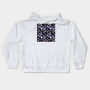 3D Shapes Background 4 Kids Hoodie